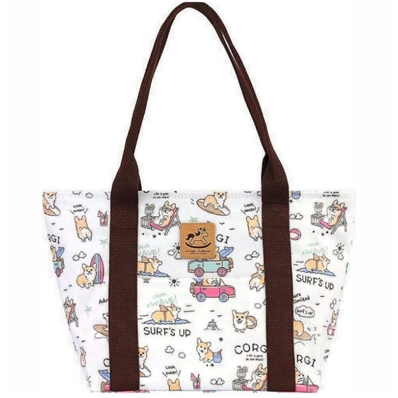 Uma Hana Handbags - Waterproof Corgi Dumpling Tote Shoulder Bag Purse
